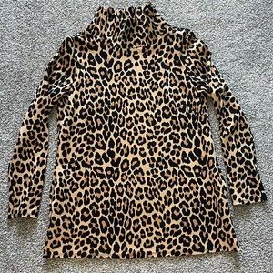 Jude Connally Animal Print Mockneck Tunic